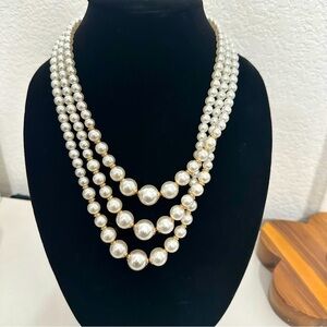 Erica Lyons multi strand acrylic pearls